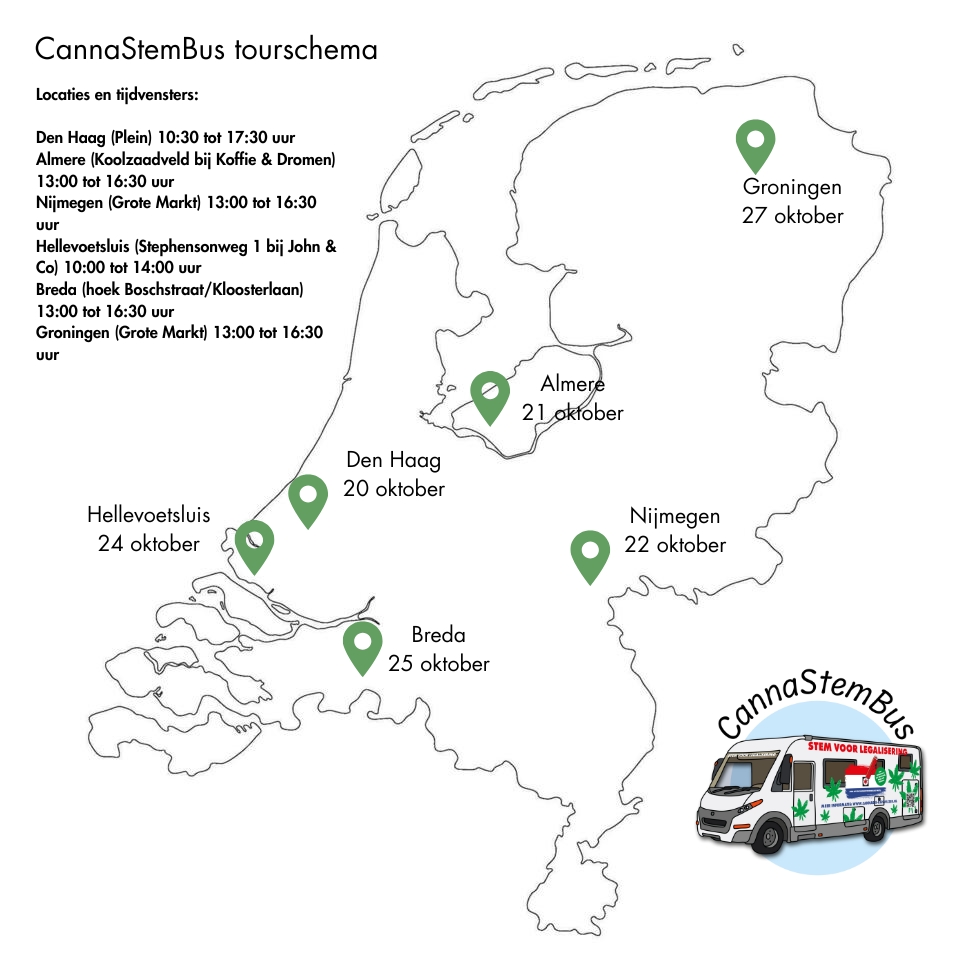 CannaStemBus tourschema